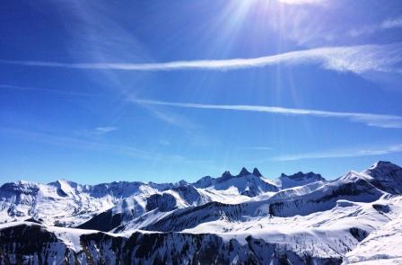Aiguilles d'Arves, Alpes, mars 2016